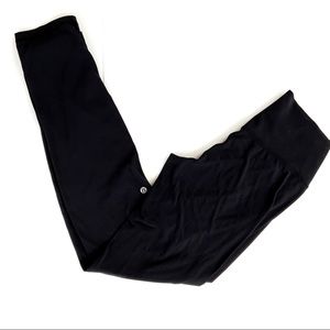 LULULEMON Wunder Under Black Leggings Size 6 #C60416